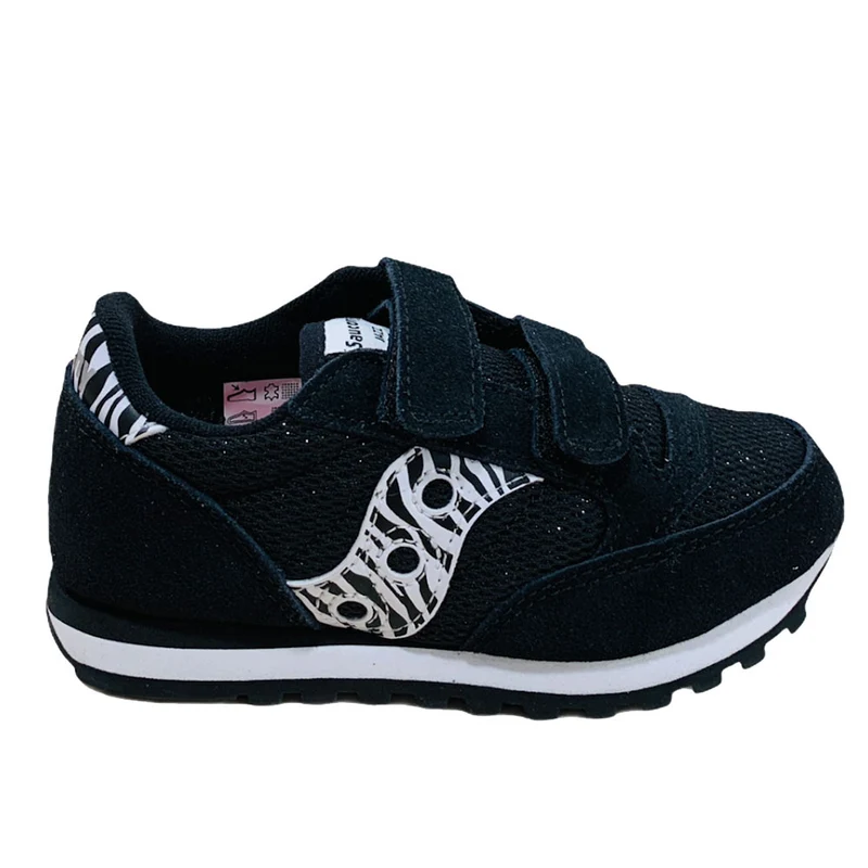 Scarpe Bambina Saucony Jazz Double HL Kids Black Sparkle - Zebra
