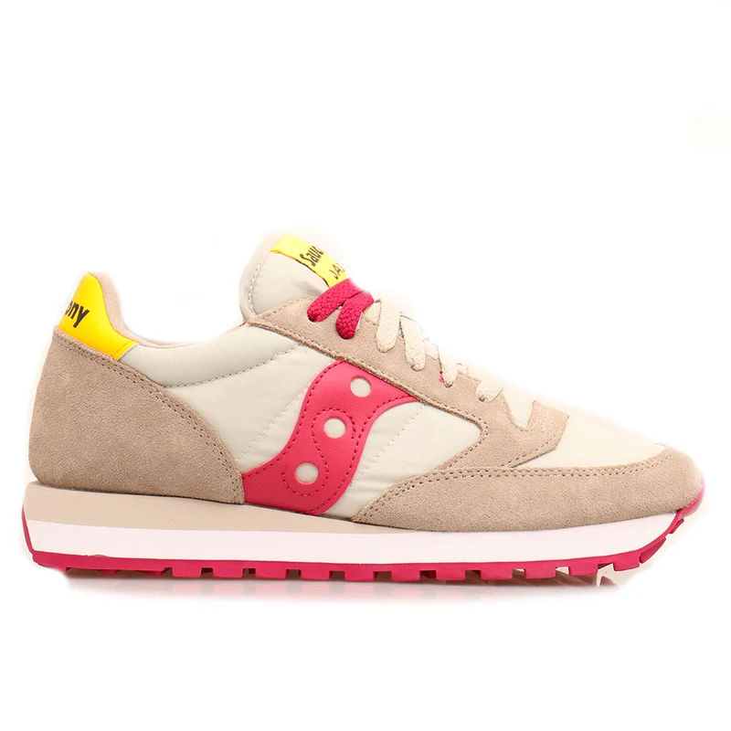 Scarpe Donna Saucony Sneakers Jazz Khaki -Red