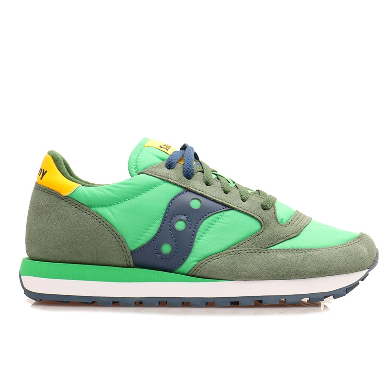 Scarpe Uomo Saucony Sneakers Jazz Original Verde - Giallo