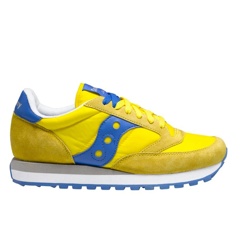 Scarpe Uomo Saucony Sneakers Jazz Original Giallo - Blu
