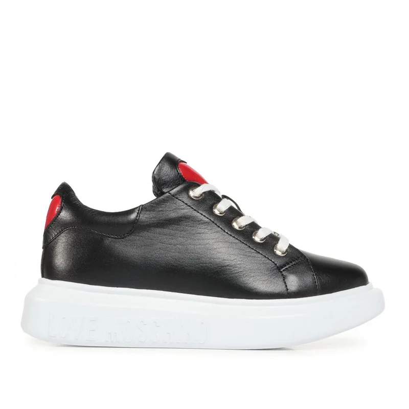 Scarpe Donna LOVE MOSCHINO Sneakers in Pelle Nero