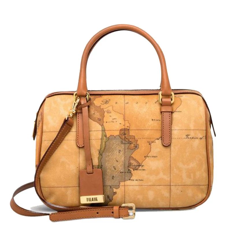 Borsa Donna Bauletto Piccolo 1A Classe Alviero Martini linea Geo Classic N127 Made in Italy