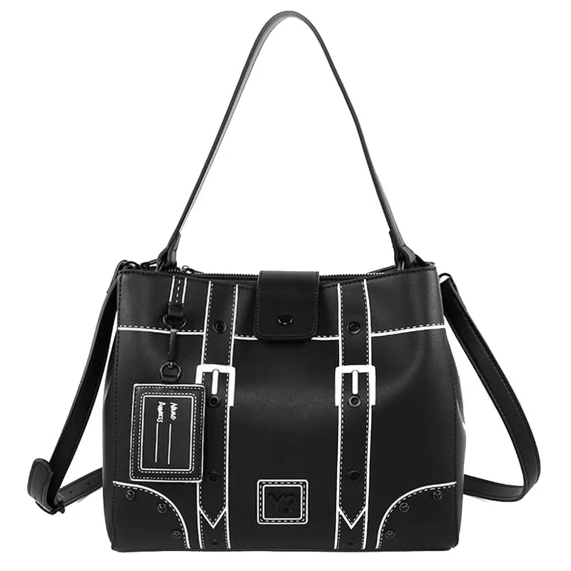 Borsa Donna a Spalla Y NOT linea Dream Monochrome Black D007