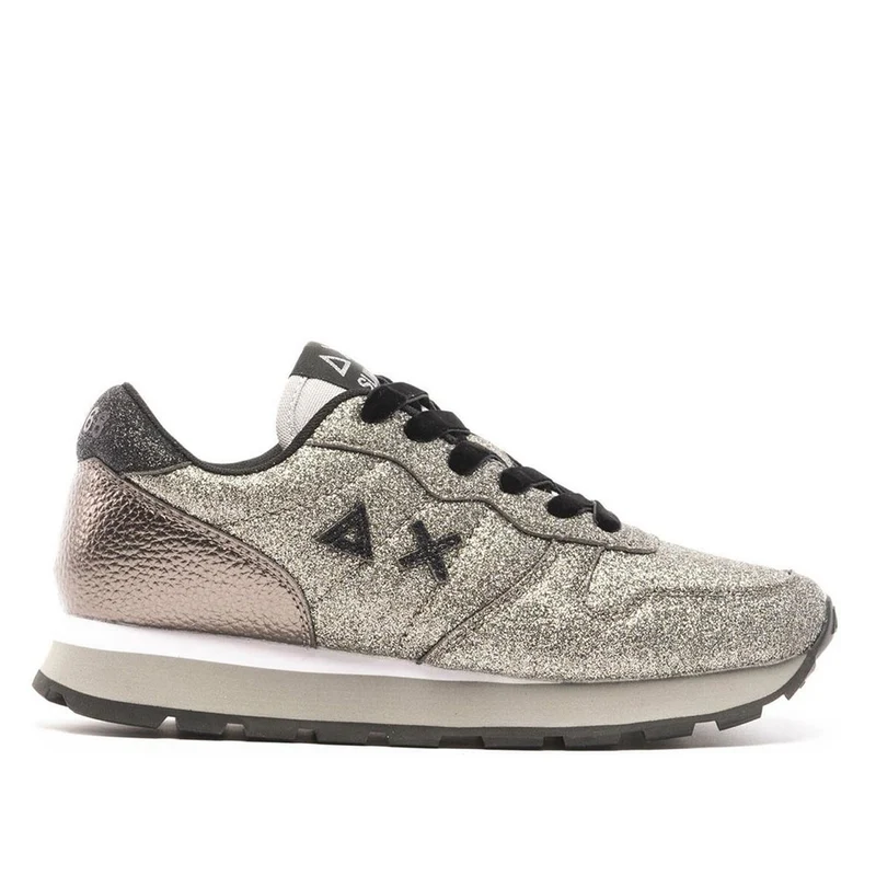 Scarpe Donna Sun68 Sneakers Ally Solid Glitter Argento