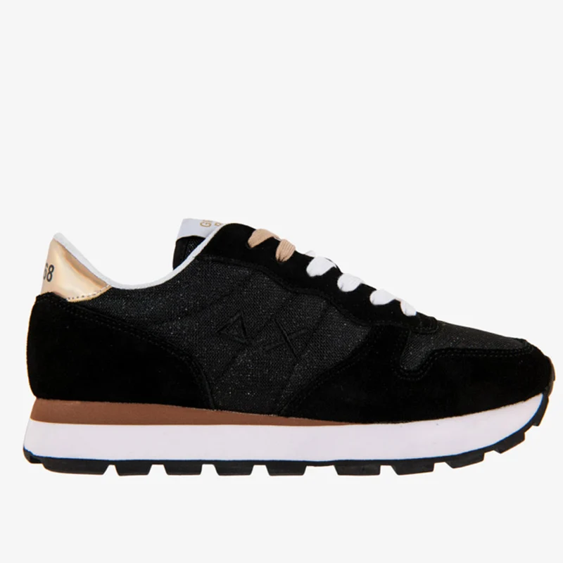 Scarpe Donna Sun68 Sneakers Ally Thin Glitter Nero