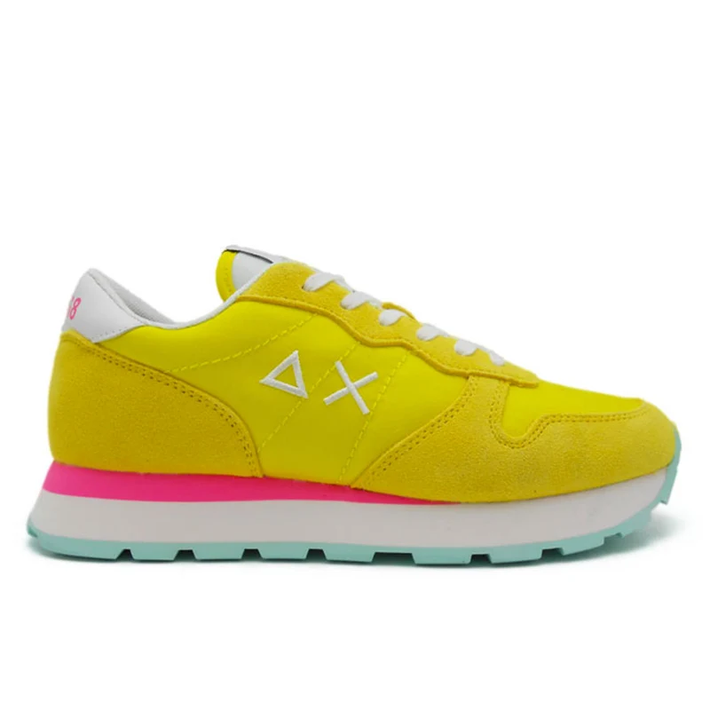 Scarpe Donna Sun68 Sneakers Ally Solid Nylon Gialle