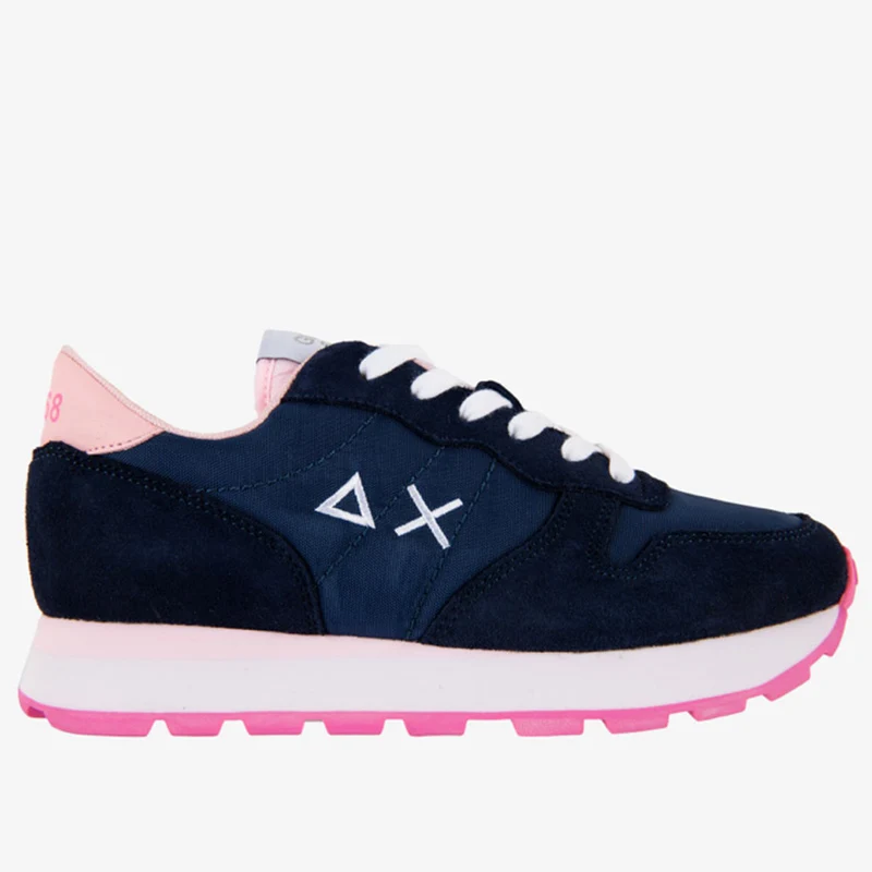 Scarpe Donna Sun68 Sneakers Ally Solid Nylon Navy Blue